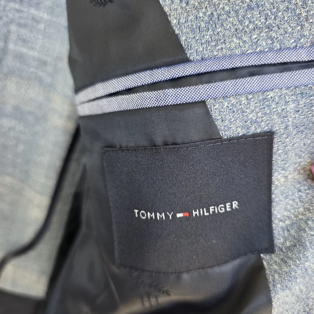 Tommy Hilfiger Men Modern-Fit Wool TH-Flex Stretch Suit Separate Jacket 46R $295
